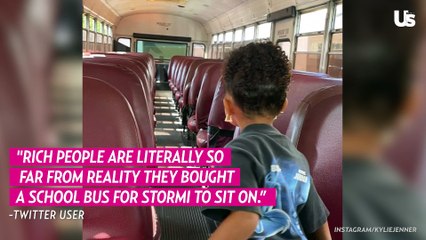 Kylie Jenner and Travis Scott Face Backlash After Buying Daughter Stormi a School Bus