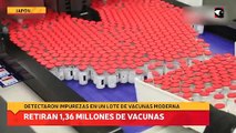 Retiran 1,36 millones de vacunas