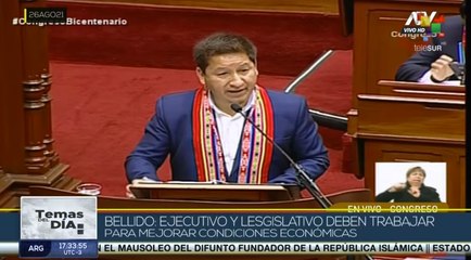 Temas del Día: 26-08: Gobierno de Perú pidió voto de confianza al congreso