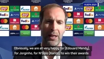 Cech hopes UEFA awards motivate Jorginho, Kante and Mendy