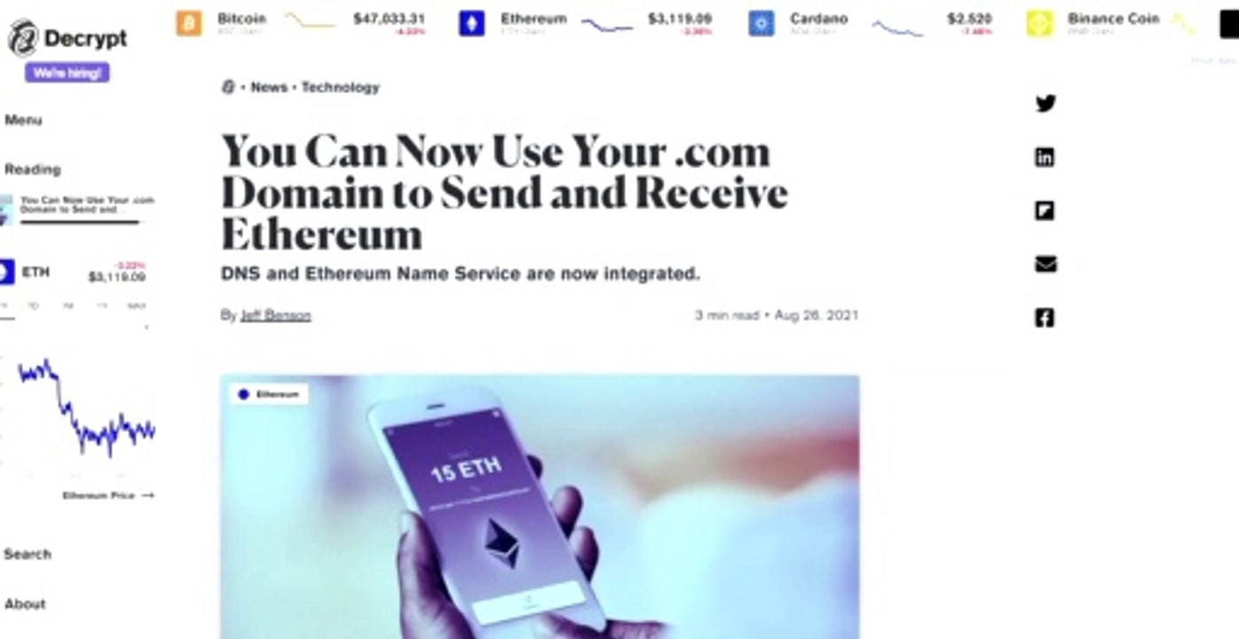 New Integration: How To Use Your Website As Ethereum And Dogecoin Wallet
