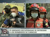 Gobierno de Caracas entrega 21 vehículos recuperados y dota  de insumos a los Bomberos de la Ciudad
