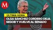 Olga Sánchez Cordero deja la Segob; regresa al Senado