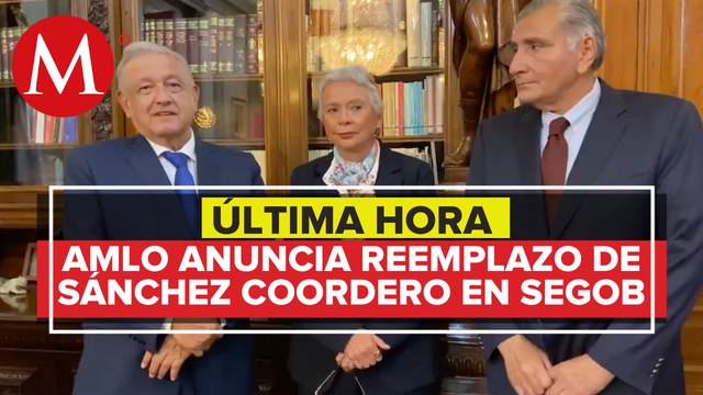 Adán Augusto López, gobernador de Tabasco, será el nuevo titular de Segob, anuncia AMLO