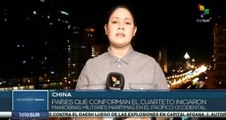 China: Países que conforman el cuarteto inician maniobras militares
