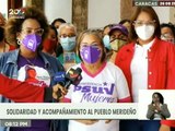 Mujeres del PSUV se solidarizan con el pueblo merideño después de sufrir afectaciones por lluvias