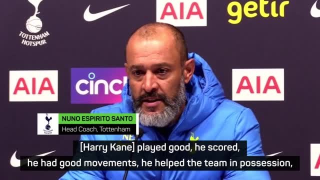 Kane has 'nothing to prove', says Nuno after win