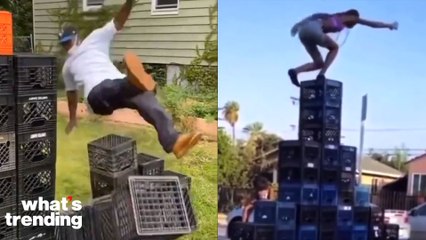 The Viral Milk Crate Challenge, Explained