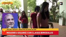 Misiones seguirá con clases bimodales