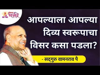 आपल्याला आपल्या दिव्य स्वरूपाचा विसर कसा पडला? Satguru Wamanrao Pai | Lokmat Bhakti