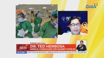 Panayam kay Dr. Ted Herbosa, medical consultant, NTF against COVID-19 | UB