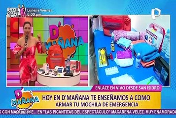 Sepa cómo armar una adecuada mochila de emergencia para afrontar un sismo