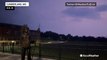 Lightning illuminates the nighttime sky over Maryland