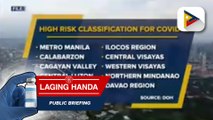 10 rehiyon sa bansa, itinuturing na 'high risk' sa COVID-19