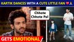 Kartik Aaryan Dances With His Little Adorable Fan | Gets Emotional | Fans React