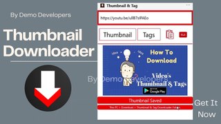 Thumbanil Download of the YouTube Video Free Android App