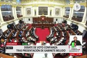 Voto de confianza: Congreso debatió tras presentación de Guido Bellido