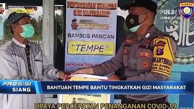 Bansos Pangan Presisi Desa Kalahien Polsek Dusun SelatanPolres Barito Selatan Polda Kalimantan Tengah