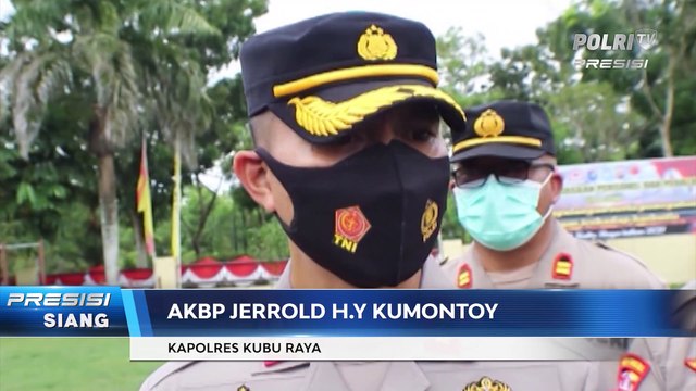 Polres Kubu Raya Gelar Apel Kesiapsiagaan Penanganan Karhutla