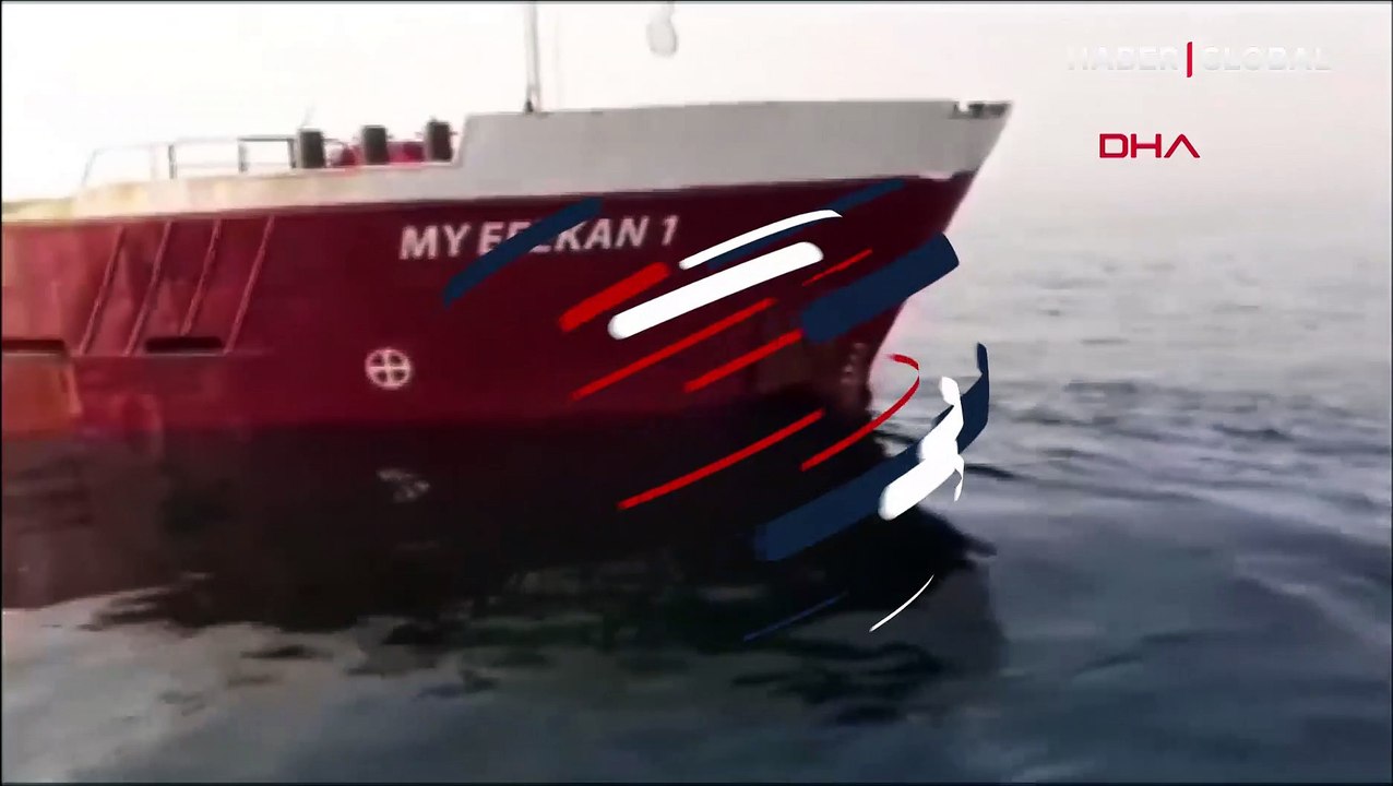 Boğaz'a girerken arızalanan gemi Ahırkapı'ya demirletildi