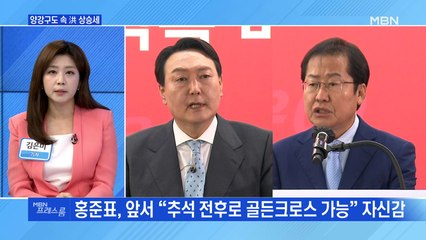 [MBN 프레스룸] 양강구도 속 洪 상승세