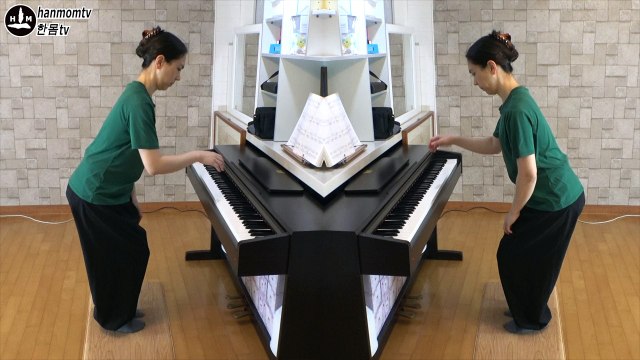 부르크뮐러 목가 Burgmüller Pastorale op.100 No.3 | Standing Mirror Symmetry Piano