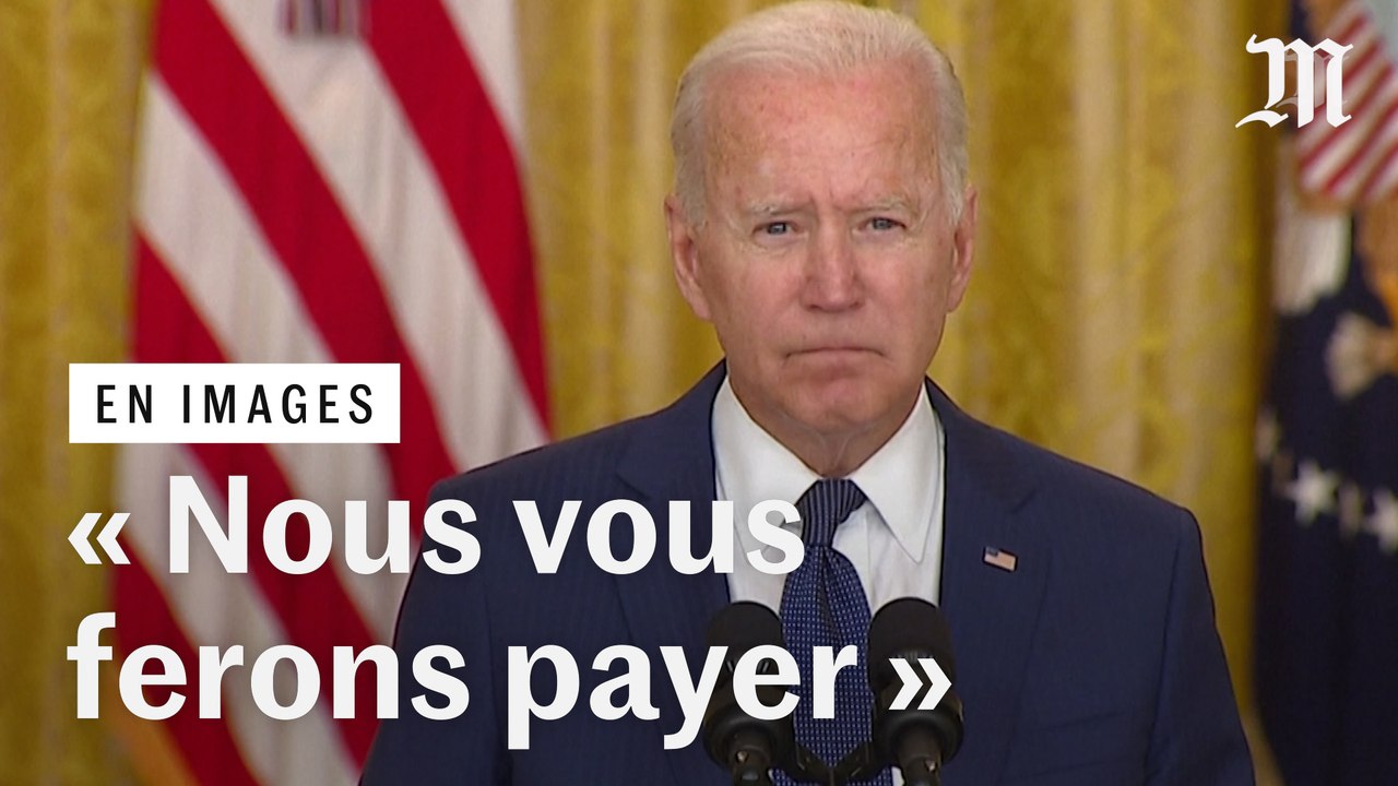 « Nous vous pourchasserons », dit Joe Biden après les attentats près de l'aéroport de Kaboul
