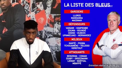 Absence de Giroud, France-Suisse et rôle d’impact-player… Coman nous parle des Bleus