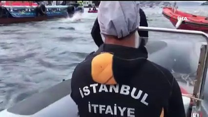 Boğaz'da fenalık geçiren Rus yüzücüyü itfaiye kurtardı