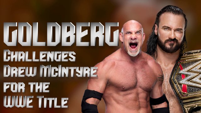 WCW Star GOLDBERG returns to RAW, Challenges for WWE TITLE
