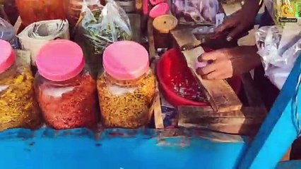 Yummy Tasty Dry Chana Mixture most popular- Indian Street Food