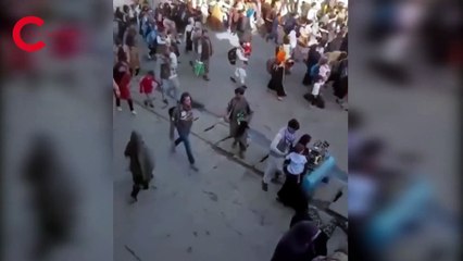 "Kabil'de ölümden kaçış" böyle görüntülendi