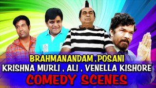 Brahmanandam, Posani Krishna Murli, Ali, Venella Kishore Comedy Scenes - South Hindi Comedy Scenes