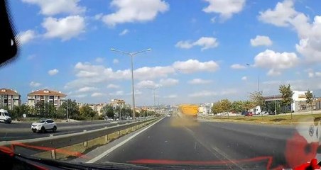 Son dakika haber... SİLİVRİ D-100'DE HAFRİYAT PANİĞİ KAMERADA