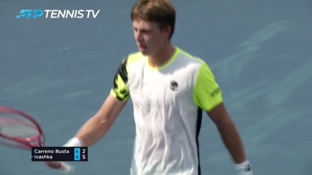 Winston-Salem - Carreno Busta surpris par Ivashka