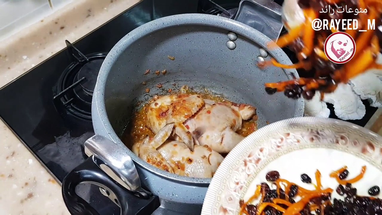 بخاري دجاج في قدر الضغط
