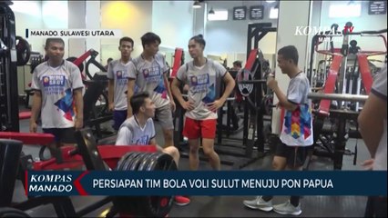 Persiapan Tim Bola Voli Sulut Menuju PON XX Papua