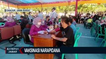 Ratusan Napi di Lapas Cianjur Divaksinasi Dosis Kedua