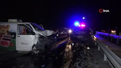 Tekirdağ'da ters yöne giren araç dehşet saçtı: 1 ölü, 5 yaralı