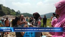 Polwan Polda Banten Bagikan 50 Paket Sembako & 50 Karung Beras untuk Pemulung