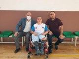 Bursa'da yürüme engelli gencin 