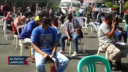 Kodim 0410 Gelar Vaksinasi Tahap Pertama dan Donor Darah