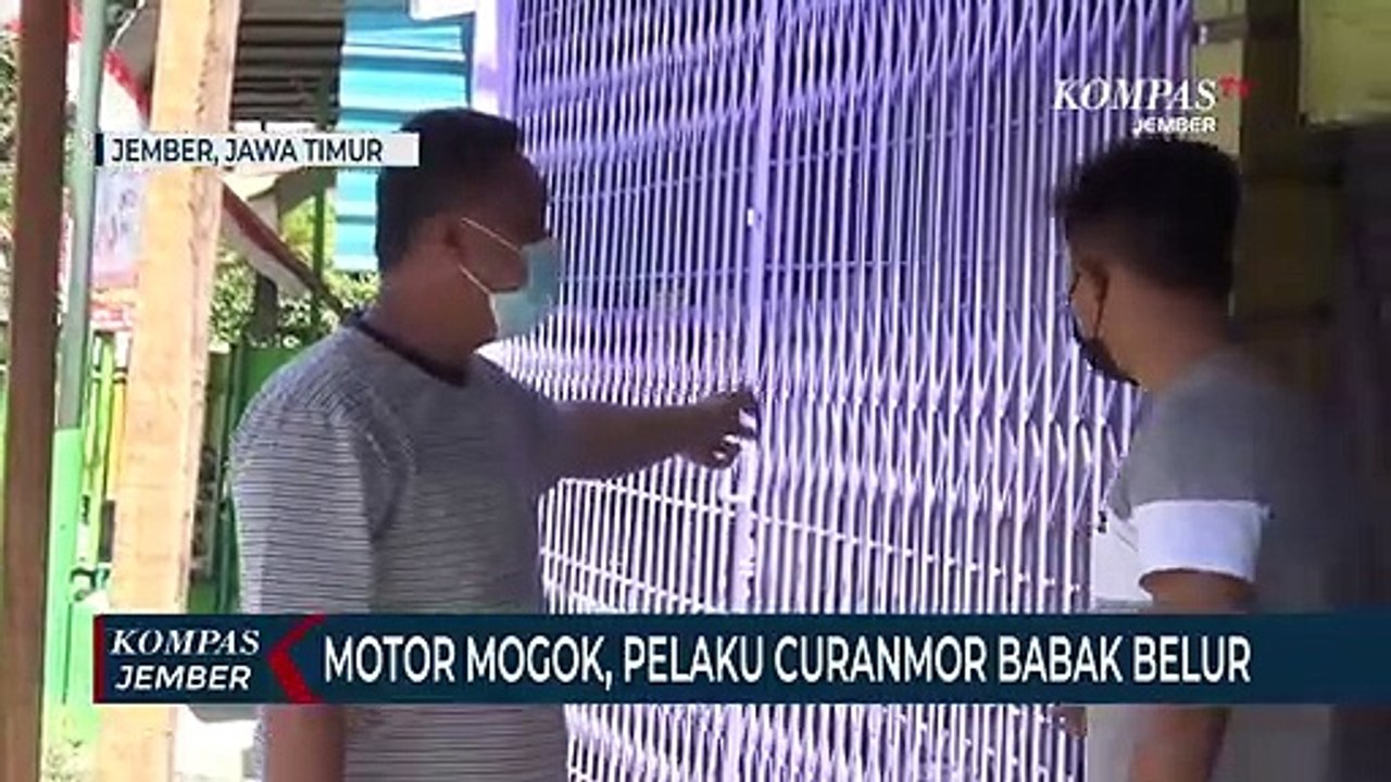 Motor Mogok, Pelaku Curanmor Babak Belur Dikeroyok Warga