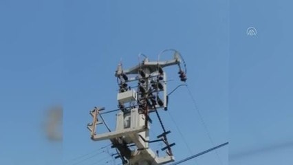 Trafodan bakır kablo çalan 4 kişi tutuklandı