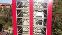 Yeni kule asansörler hizmete başladı