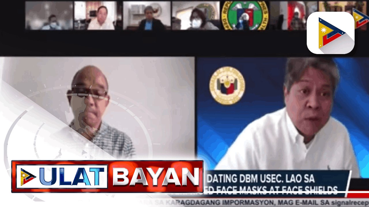 Mga senador, ginisa si Dating DBM Usec. Lao sa imbestigasyon ng overpriced face masks at face shields