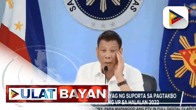 Mga alkalde, nagpahayag ng suporta sa pagtakbo ni Pres. Duterte bilang bise presidente sa halalan 2022