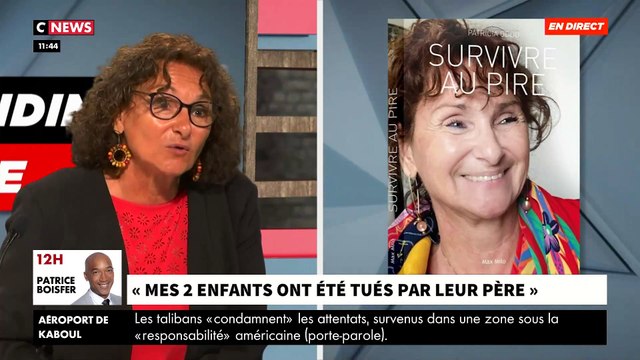 Regardez le témoignage bouleversant dans Morandini Live , ce midi sur CNews, de Patricia dont les 2 enfants ont été tués par leur propre père - VIDEO