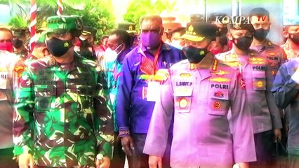Duet Panglima dan Kapolri Berkunjung ke Papua Tinjau Vaksinasi