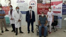 Yerli korona virüs aşısı TURKOVAC, geliştirildiği ERÜ’de gönüllülere uygulanıyor